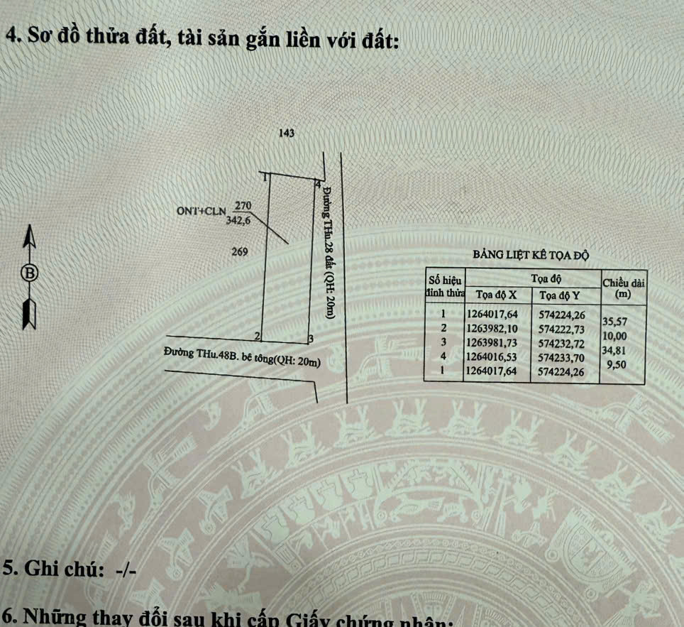 bán đất 2 MT . DT 342 m2 . xã tân hưng . tân châu