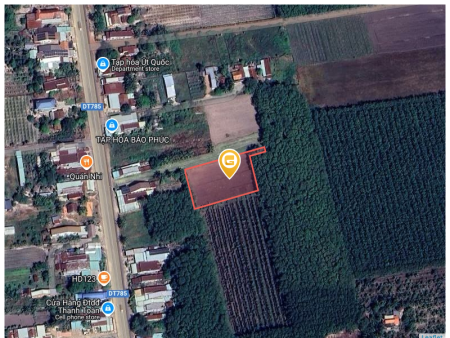 Bán đất 2975m² 3.6 tỷ tại Xã Tân Hưng Huyện Tân Châu