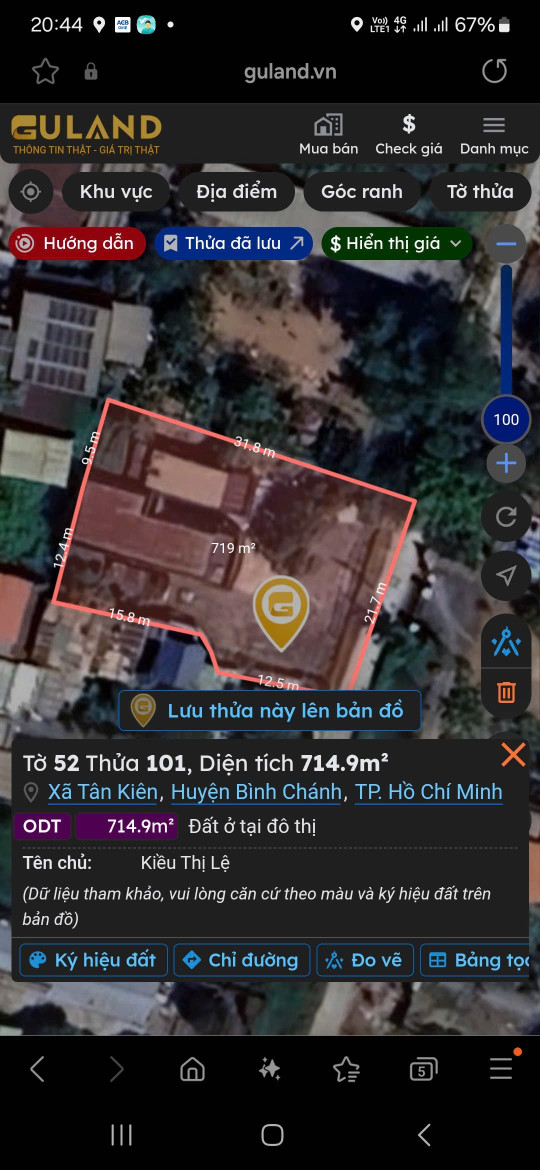 DẤT BÁN KDC HIỆN HỮU TÂN KIÊN HƯNG NHƠN BÌNH CHÁNH