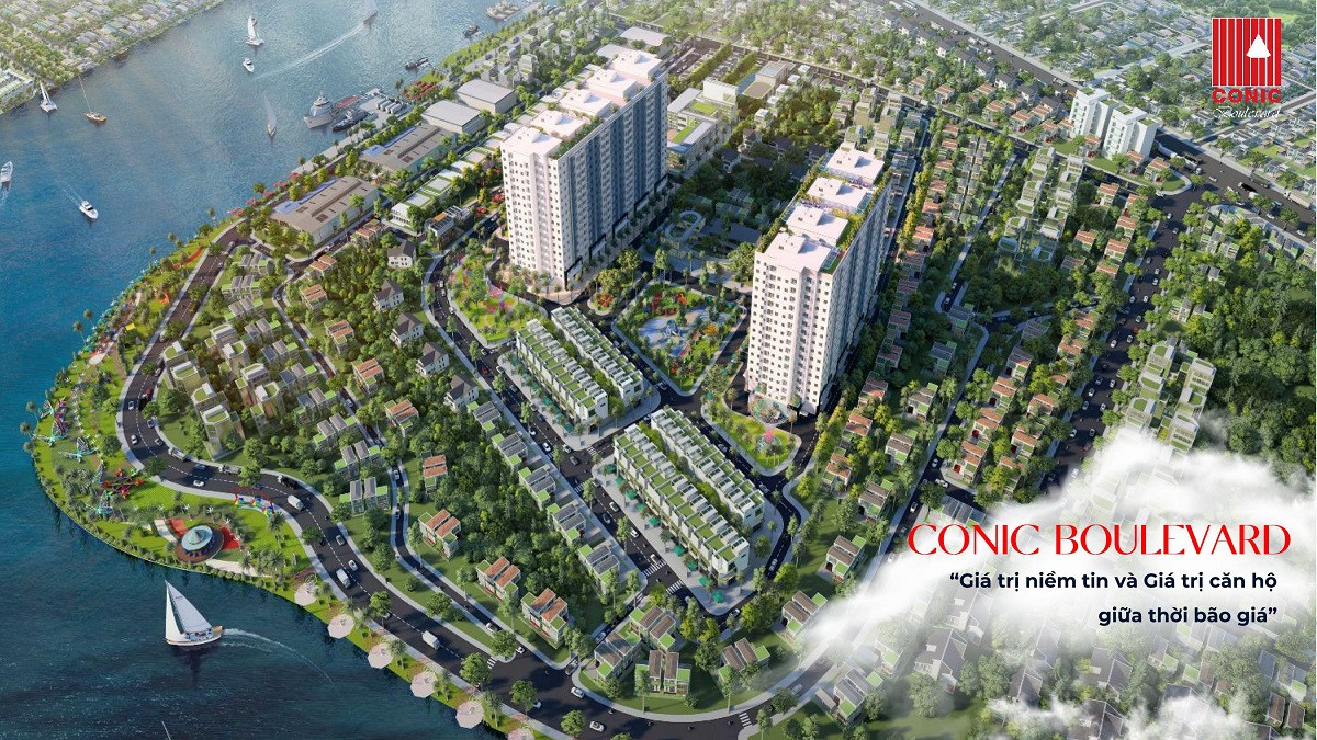 CONIC BOULEVARD LIỀN KỀ ĐẠI LỘ VÕ VĂN KIỆT – NHẬN NHÀ Ở TRƯỚC THANH TOÁN SAU – CHỈ GÓP 1%/THÁNG