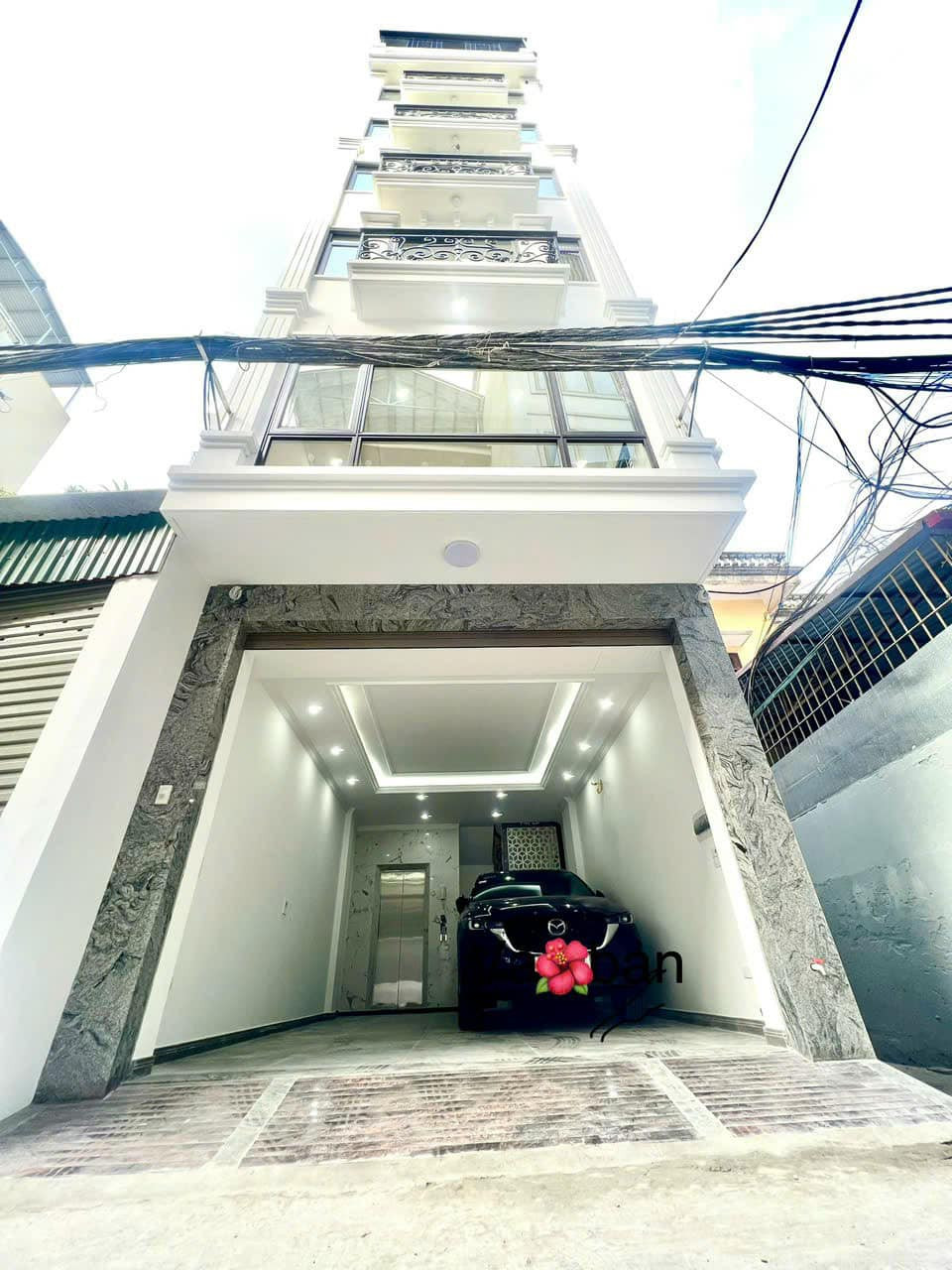 Nhà Tân Lập, Đan Phượng 45M 6 Tầng, thang máy, ô tô đỗ, kinh doanh giá 8.5 tỷ