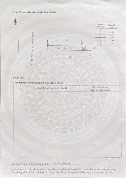 Bán đất 401m² ngang 10m giá 290 triệu Xã Tân Lợi
