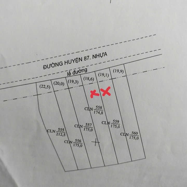 Chính Chủ Bán 2 Lô Đất mặt tiền huyện lộ 87 đường Lò Bún, Bình Phong, Tân Mỹ Chánh, Mỹ Tho