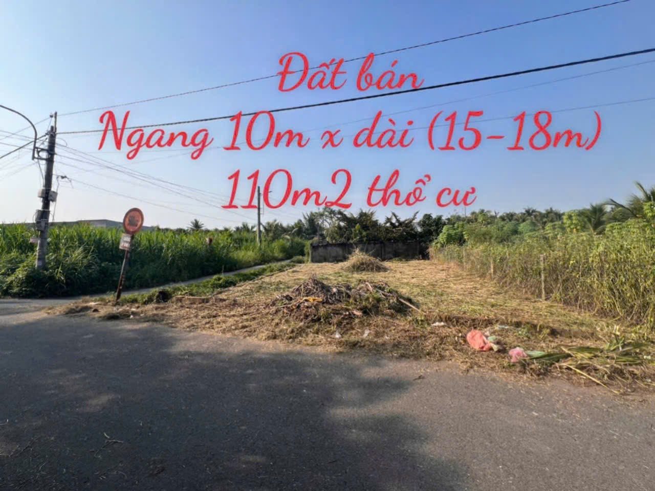 Đât mặt tiền nhựa xe tải Tân Mỹ Chánh Tp Mỹ Tho