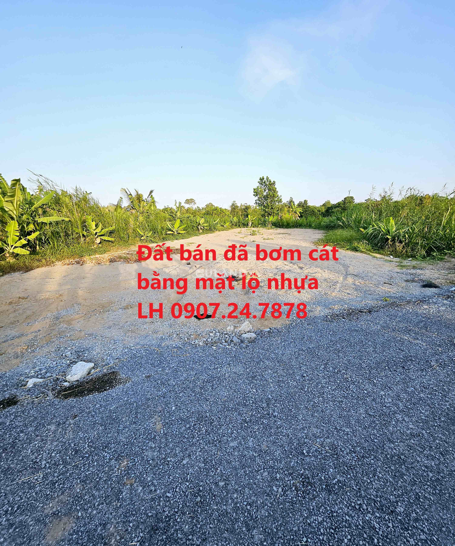 Bán đất thổ cư mặt tiền lộ nhựa P.Tân Ngãi, Vĩnh Long