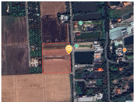 Bán đất 9768.2m² ngang 30m giá 7 tỷ tại Xã Tân Nhựt LH 0909036285