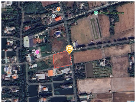 Bán đất 2886.3m² ngang 40m giá 2.8 tỷ tại Xã Tân Nhựt LH0909036285