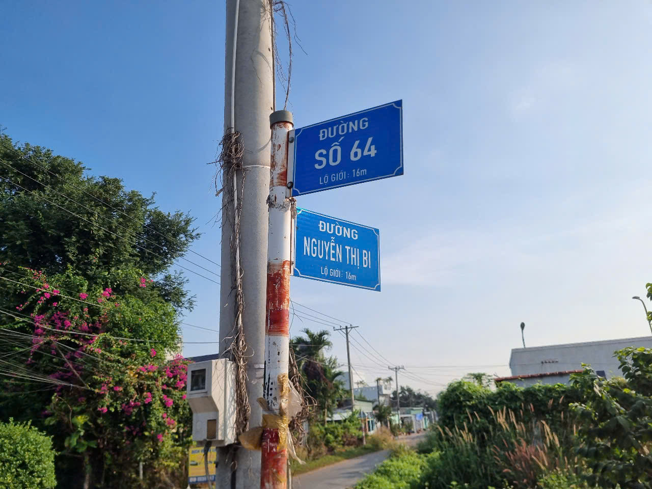 (L591) (Đã bán )  Đất mặt tiền Đường 64 gần Nguyễn Thị Lắng, Tân Phú Trung, dt 146m2, thổ 123m2, giá 2 tỷ 550
