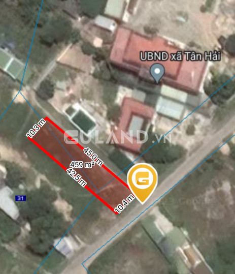 Bán đất nền mặt đường nhựa sát bên Uỷ ban xã Tân Hải