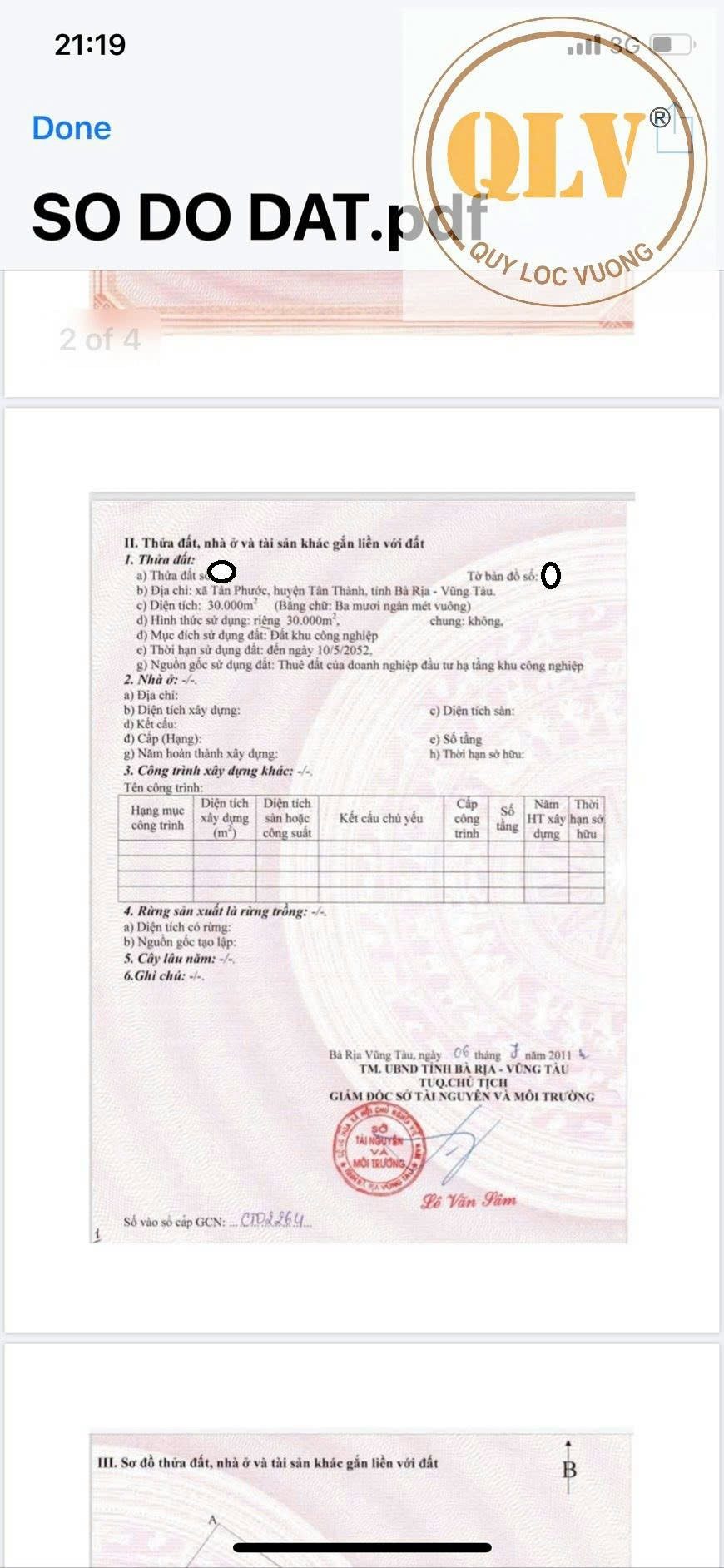 BÁN ĐẤT KCN CÁI MÉP – BRVT – 30.000 m²