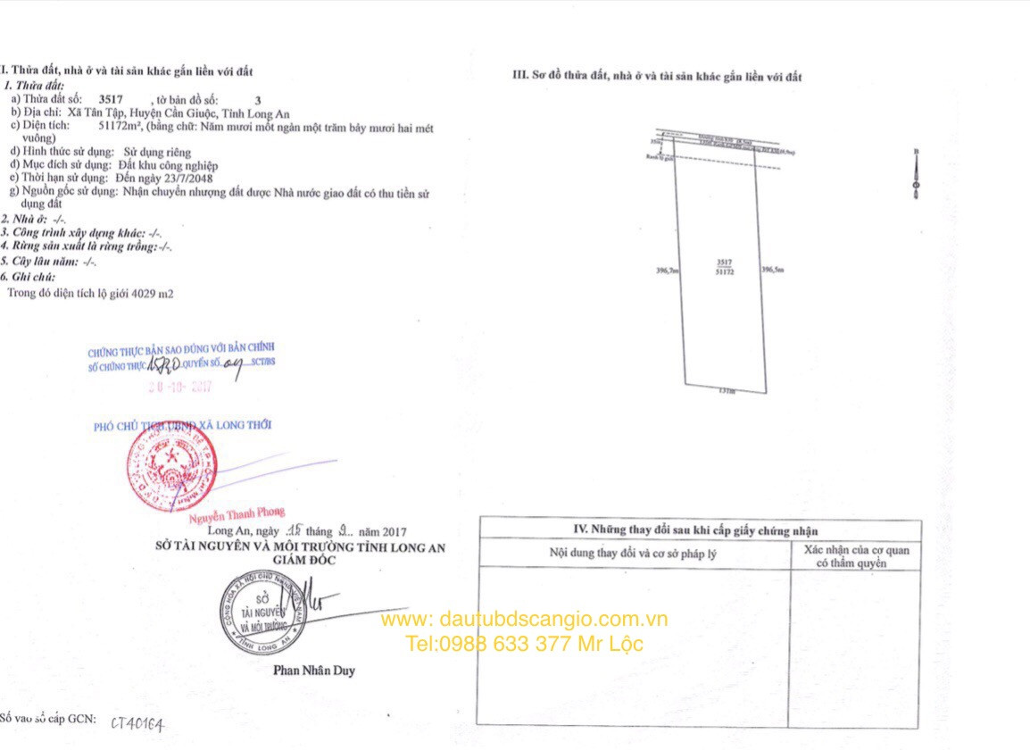 Bán nhà 51172m² ngang 131m giá 178.5 tỷ tại Xã Tân Tập Huyện Cần Giuộc