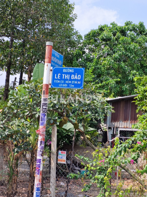 (L279) Đất mặt tiền Lê Thị Đảo, xã Tân Thạnh Đông, dt 367m2, chỉ 3 tỷ 850.