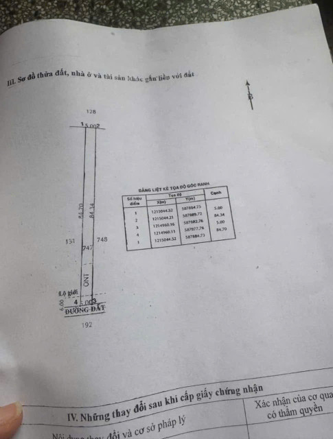 (L544) Đất gần trường Tiểu học xã Tân Thạnh Tây, dt 422m2, giá chỉ 2 tỷ 400