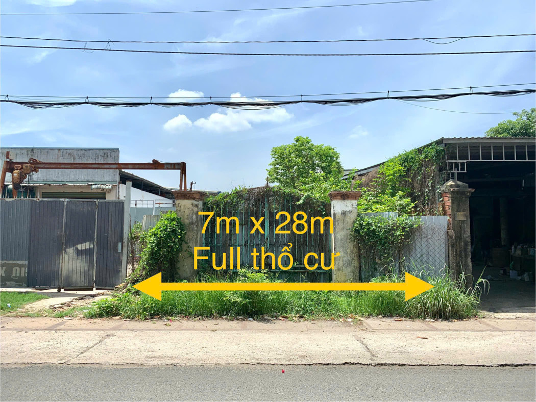 Chỉ 1,9 tỷ có 200m2 đất thổ cư, Tân Thông Hội, Củ Chi,TP,HCM-SHR- Lộ giới 8m