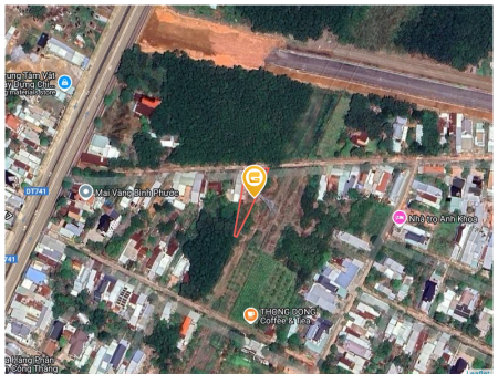 Bán đất 780.3m² ngang 21,4m giá 1.8 tỷ tại Xã Tân Tiến Huyện Đồng Phú