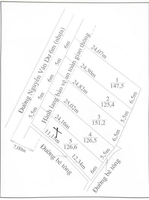 Bán đất thổ 5x25 MT Nguyễn Văn Dư 6m Gần Chợ Bình Lãng Tại Xã Tân Trụ Tỉnh Tây Ninh