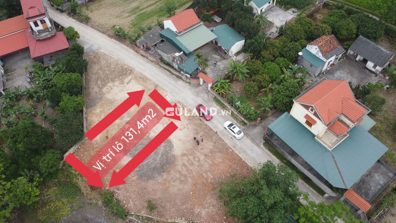 Bán đất thôn Tân Thành, Tân Việt, Đông Triều diện tích 131,4m2