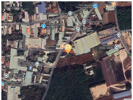 Bán đất 168.1m² ngang 5,5m giá 2.6 tỷ tại Xã Tân Vĩnh Hiệp Thị xã Tân Uyên dân cư đông có thể kinh doanh được ngay