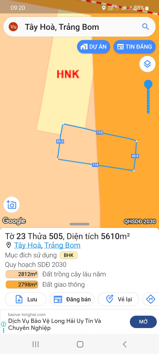 Nhà Đất Tây Hòa Trảng Bom Đồng Nai
