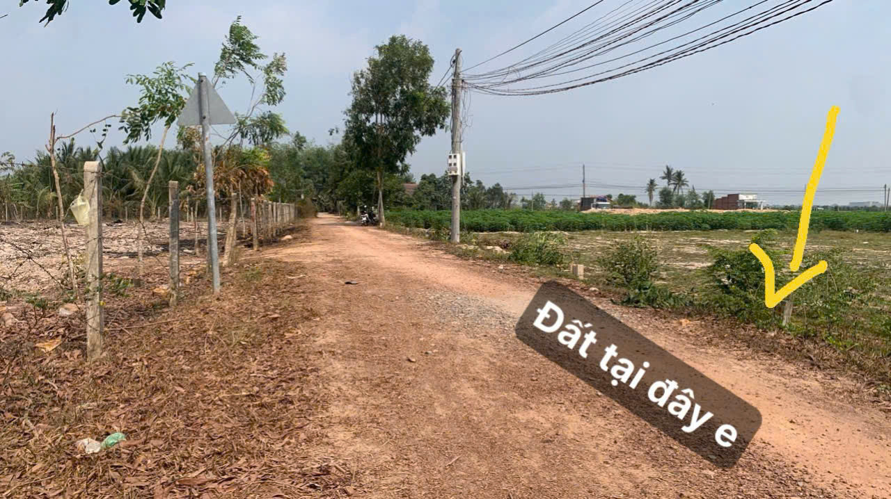 bán đất . DT 144 m2 . xã thái bình . châu thành