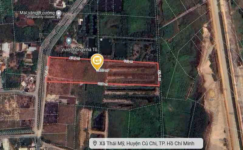 Xã Thái Mỹ, Củ Chi – cách Vinhomes Đức Hòa chỉ 2km, sát đất quy hoạch KDC Thái Mỹ