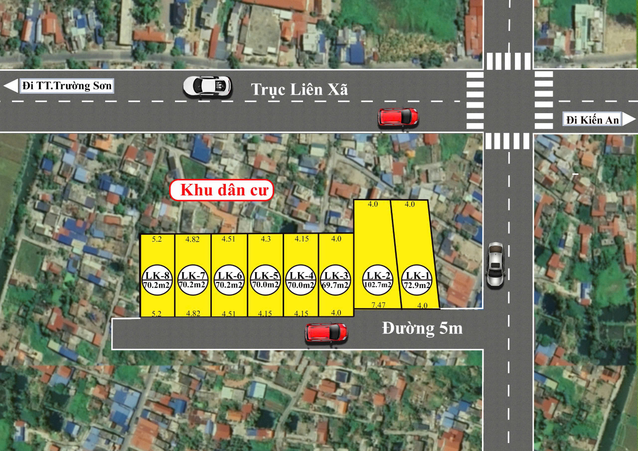Bán đất gần chợ Bứa, Thái Sơn, An Lão giá 560tr sát đường Vành đai 3 và Quận Kiến An, HP.