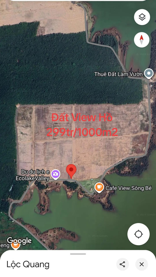 ĐẤT VIEW HỒ NGHĨ DƯỠNG. CHỈ 299 TRIỆU/1000M2, SỔ SẴN