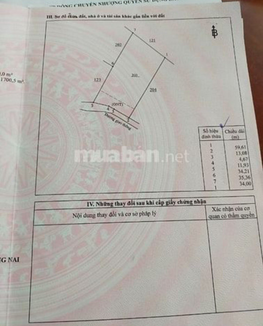 Đất Thanh Bình trảng bom Đồng Nai