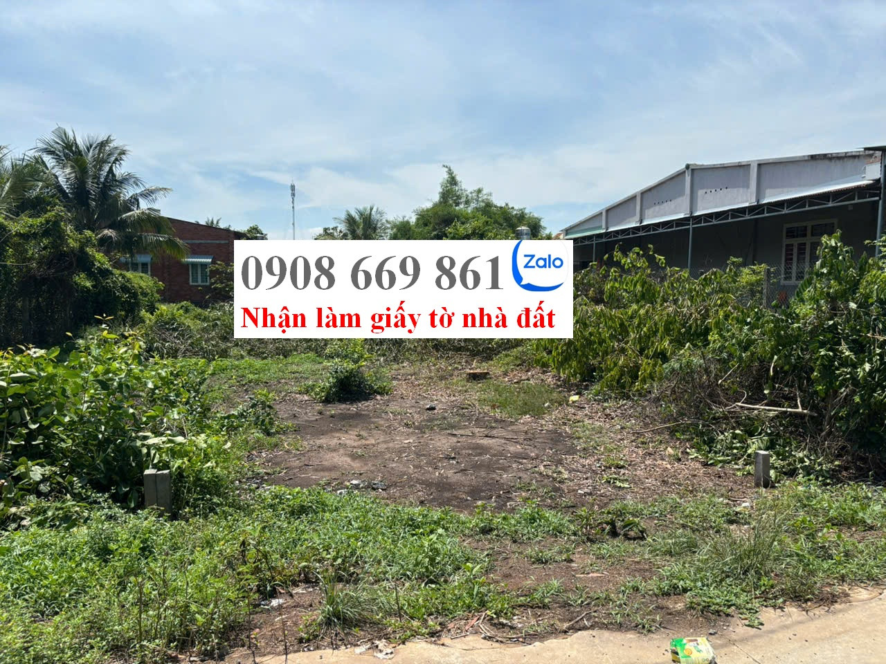 bán đất . DT 166 m2 . xã thanh điền . châu thành