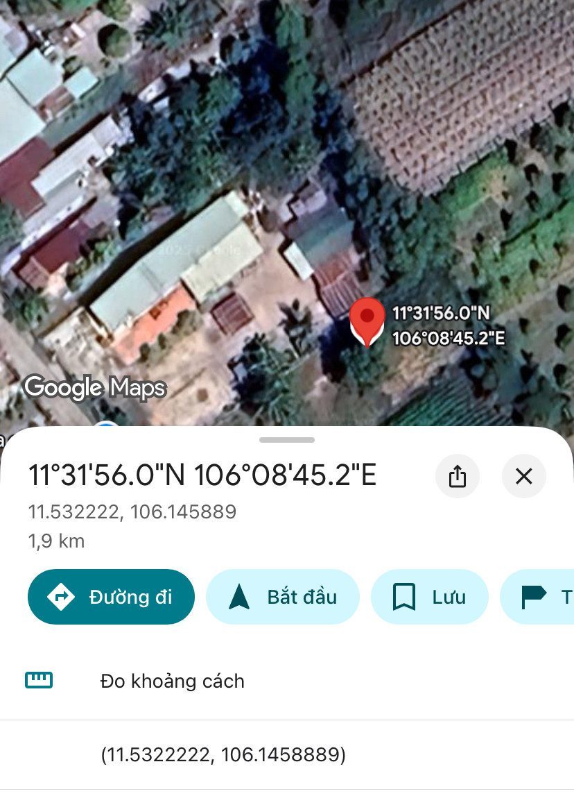 Bán đất 420.8m² có sẵn 60m² thổ cư ngang 8m giá 800 triệu tại Xã Thạnh Đông Huyện Tân Châu