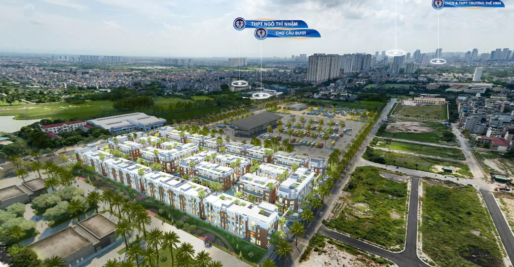 Chính chủ bán căn shophouse Palmy Biztown – trung tâm Thanh Trì – 81m² – giá 152tr/m²