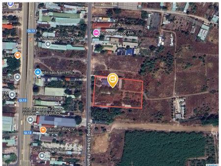 Bán đất 1000m² 180 triệu tại Xã Thành Tâm Thị xã Chơn Thành