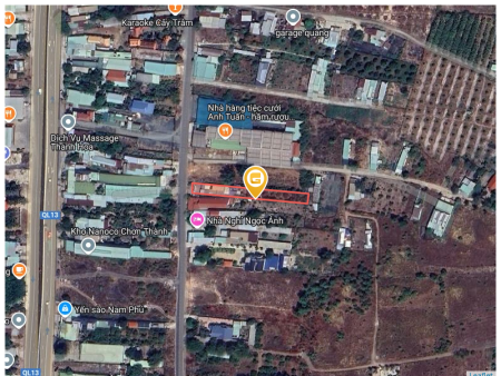 Bán đất 1000m² 180 triệu tại Xã Thành Tâm Thị xã Chơn Thành