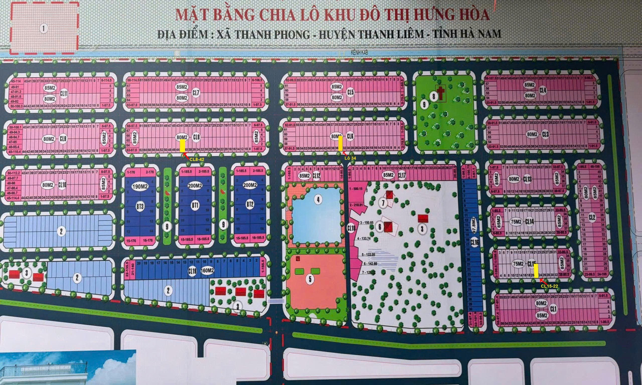 Chính chủ cần bán 2 lô đất khu đô thị Hưng Hoà