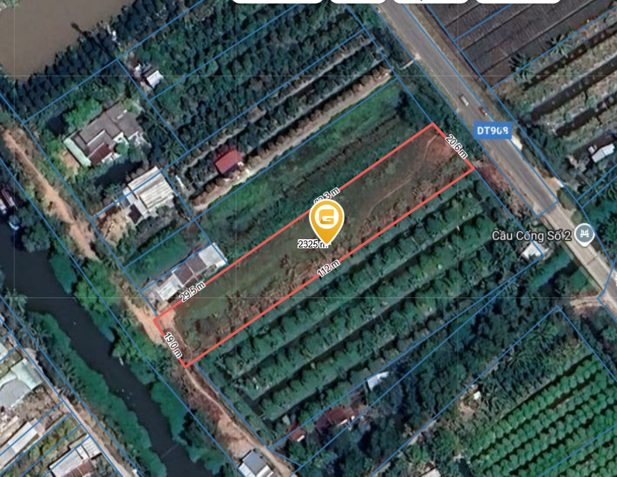 BÁN 2215 M² ĐẤT, NGANG 19M, XÃ THÀNH TRUNG, HUYỆN BÌNH TÂN, VĨNH LONG