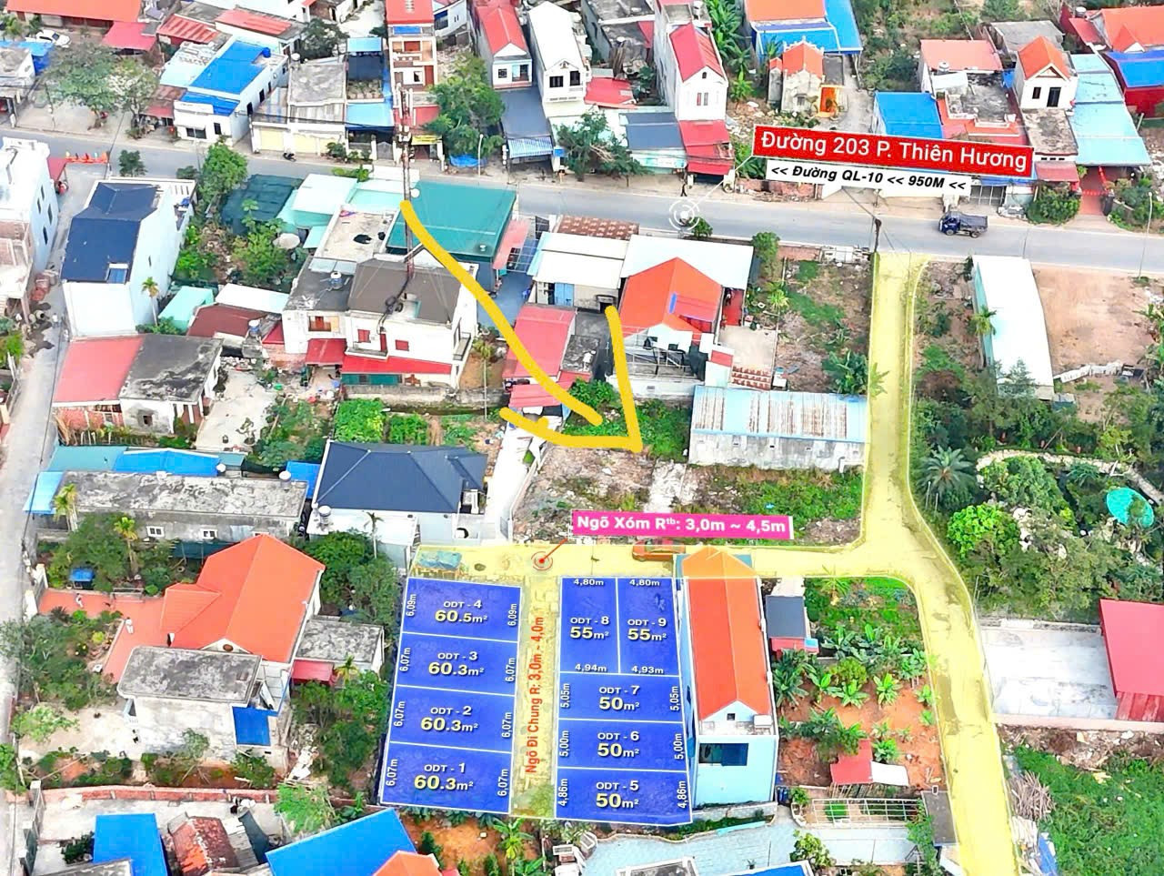 Chỉ 1tỷ xx có ngay lô đất đẹp mướt mơ tại xã thiên hương Thủy Nguyên dt 73,7m ngang 6,69. Lh ngay 0382341632 em Liên