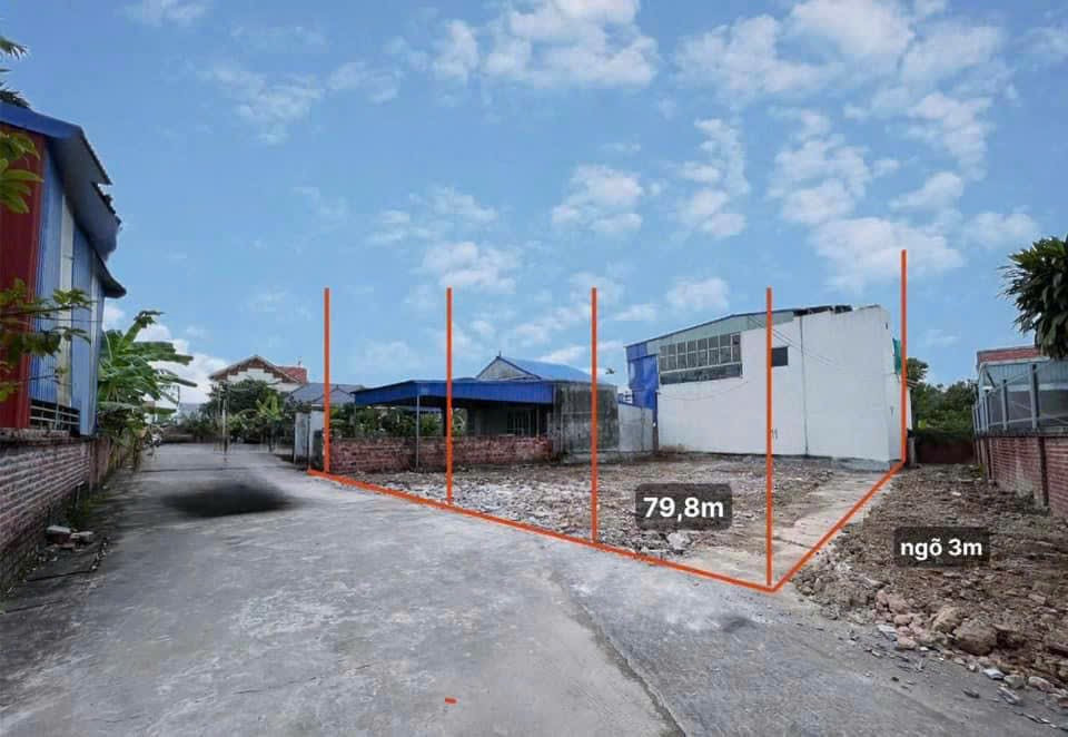 Bán đất 79,8m2m² ngang 4m đường 5m.giá 1.82 tỷ tại Thiên Hương Thuỷ Nguyên. liên hệ 0362558882