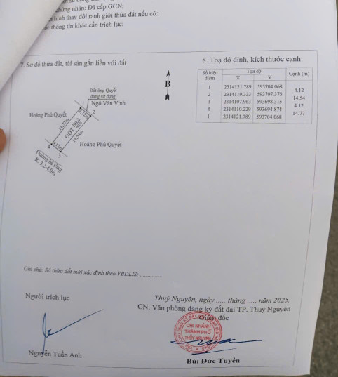 Bán đất 60.5m² ngang 4,12m giá 1.5 tỷ tại Thiên Hương Thuỷ Nguyên. liên hệ 0362558882