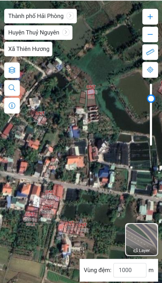 bán lô đất 60m2 xã Thiên Hương, Thủy Nguyên, giá 790 triệu