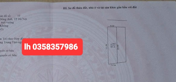 Bán đất 84.6m² ngang 4m giá 11.42 tỷ Xã Thiên Lộc
