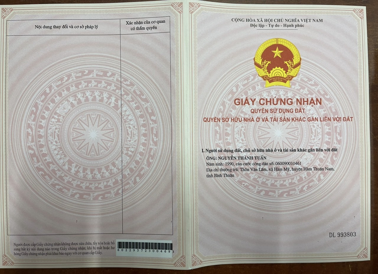 Bán đất 1000m² 2 tỷ tại Xã Thiện Nghiệp Thành phố Phan Thiết