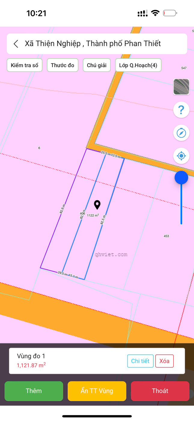 Bán lô đất nở hậu nho nhỏ quy hoạch full Thổ cư - 1100m2 giá 1,6 tỷ. LH: 097090487