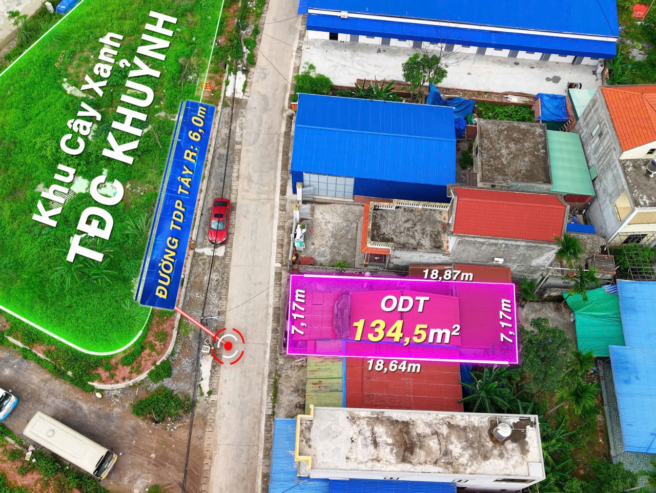 Bán đất 135.2m² đường 7m. 5.5 tỷ tại Thuỷ Đường Thuỷ Nguyên. liên hệ 0362558882