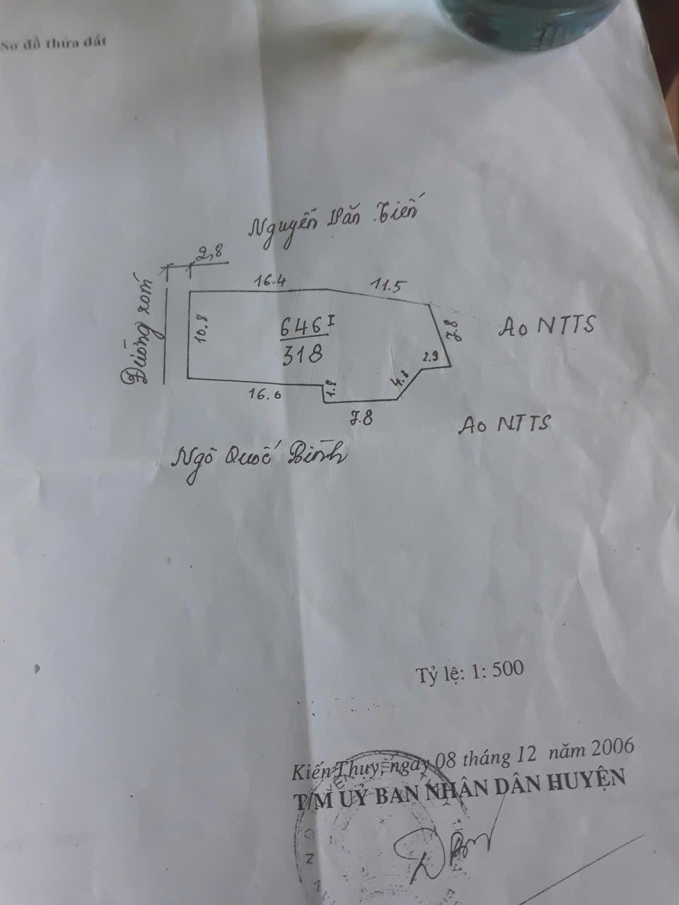 5KT318 🔥 SIÊU PHẨM ĐẤT RỘNG TẠI KIẾN THỤY – GIÁ CHỈ 10,5 TRIỆU/M² 🔥