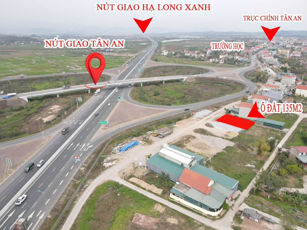 CẦN BÁN 135M2 NGAY NÚT GIAO TÂN AN- GIAO THÔNG THUẬN TIỆN
