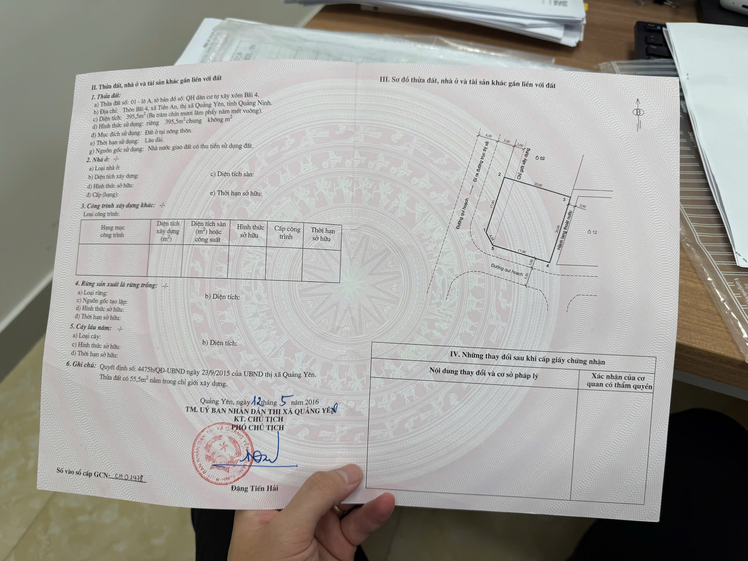 Đất nền thôn bãi 4 Tiền An. Đón sóng Hạ Long xanh