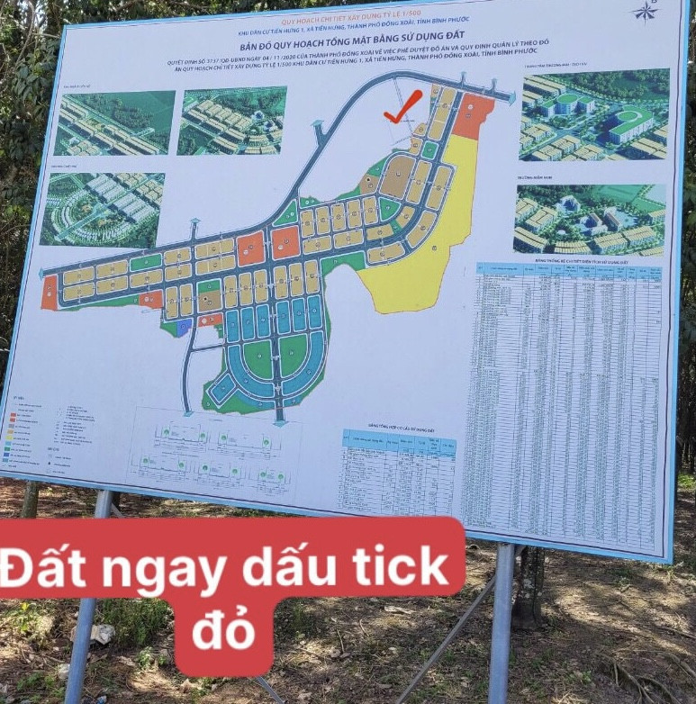 Đất đẹp Bình Phước ngay khu dân cư hạnh phúc 1,25 tỷ/150m2 full thổ 0919830239