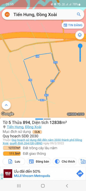 C1285. Nhà Đất Tiến Hưng Đồng xoài Bình phước
