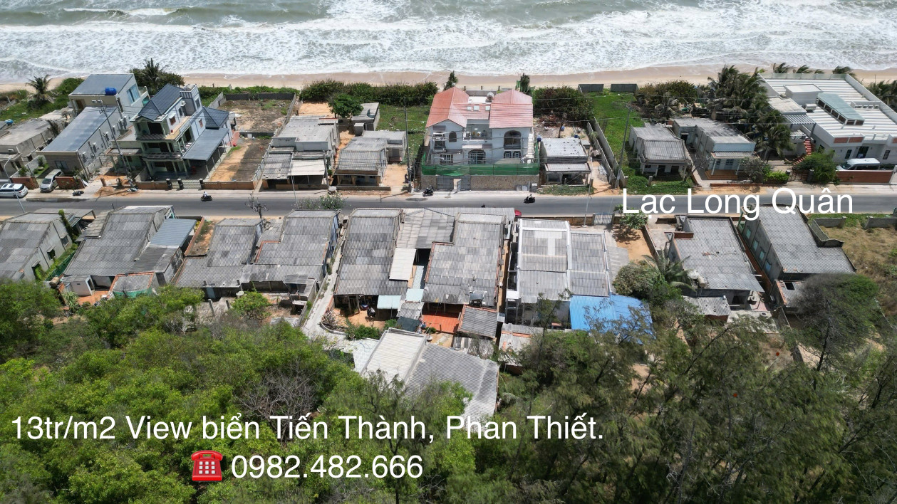 Bán nhà 460m2 View biển Tiến Thành, giá tốt 13tr/m LH 0982482666