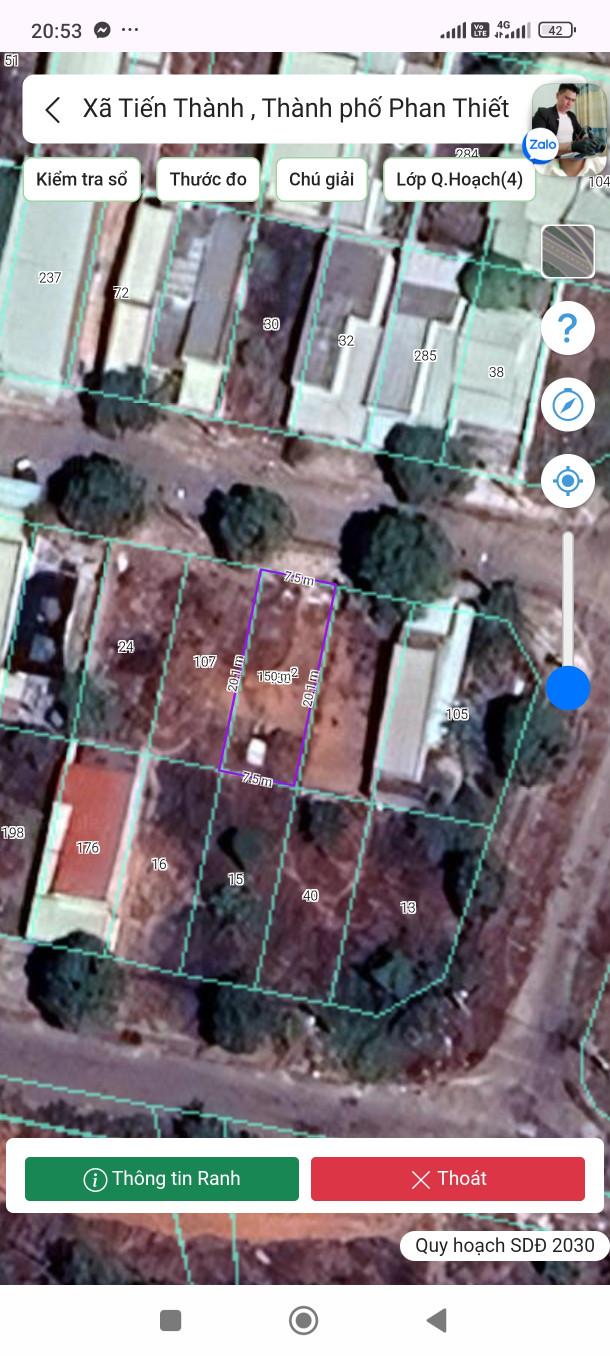 Bán đất 150m² 1.5 tỷ tại Xã Tiến Thành Thành phố Phan Thiết